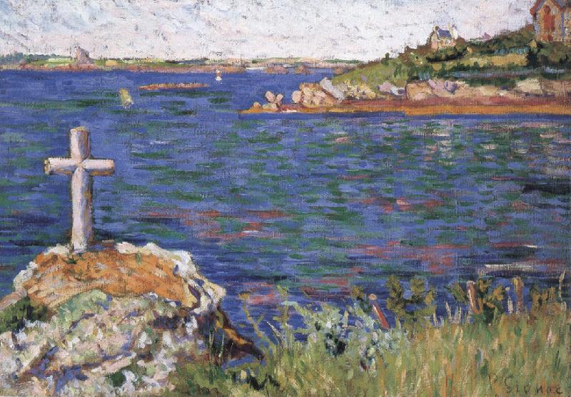 impressionist painter the mariners cross at high tide China oil painting art